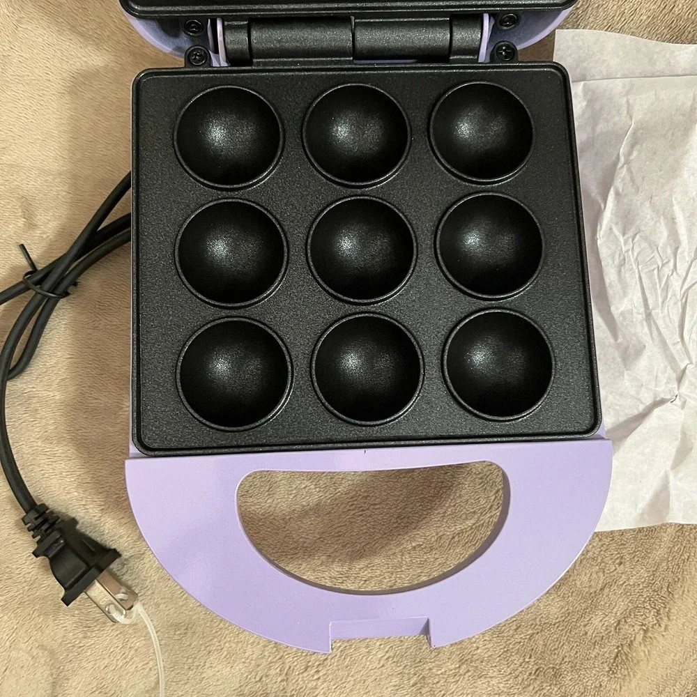 🍭Babycakes Mini's CPM-20 Mini Cake Pop Maker~ Purple Dessert Sweets Treats NEW